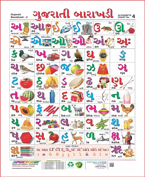 gujarati varnamala chart